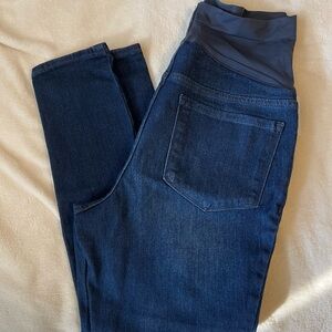 Old Navy Women's Maternity Deep Indigo Jeggings
